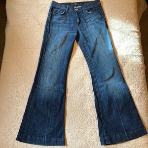 7 for all mankind wide leg jeans